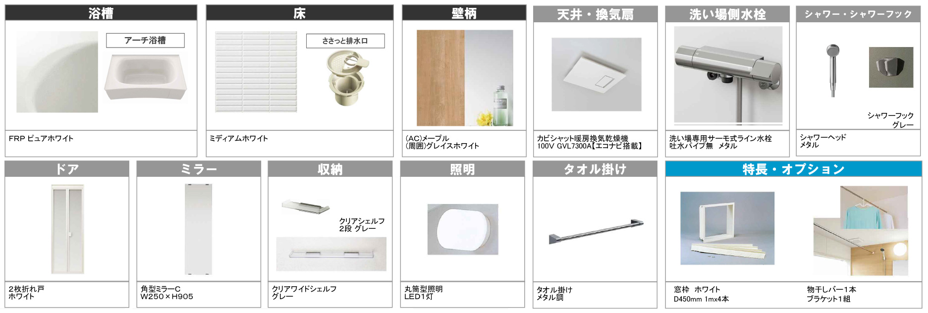 ユニットバス AWバス UWⅡシリーズ